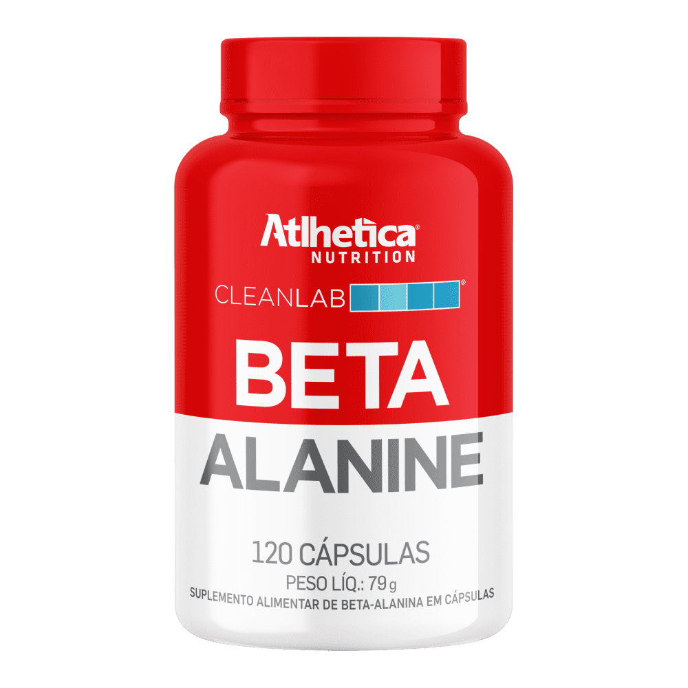 CLEANLAB-BETA-ALANINE-CAPS-atlheticanutrition Beta Alanina 100% Pura (120 Caps) - Atlhetica Nutrition - Imagem 1