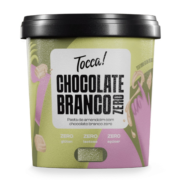 Pasta de Amendoim Chocolate Branco (1Kg) – Tocca
