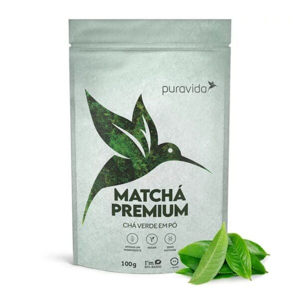 Chá Verde Matchá (100g) - PuraVida