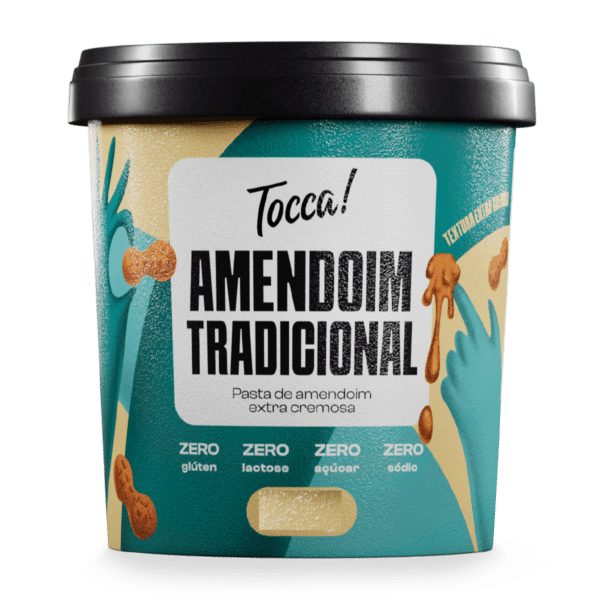 Pasta de Amendoim Tradicional (500gr) – Tocca