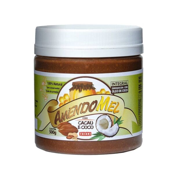 Pasta de Amendoim Cacau e Coco (500g) - Thiani