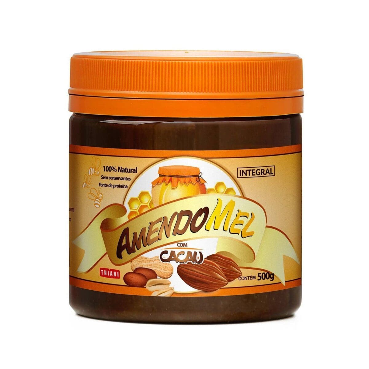 Pasta de Amendoim Cacau (500g) - Thiani - Imagem 1