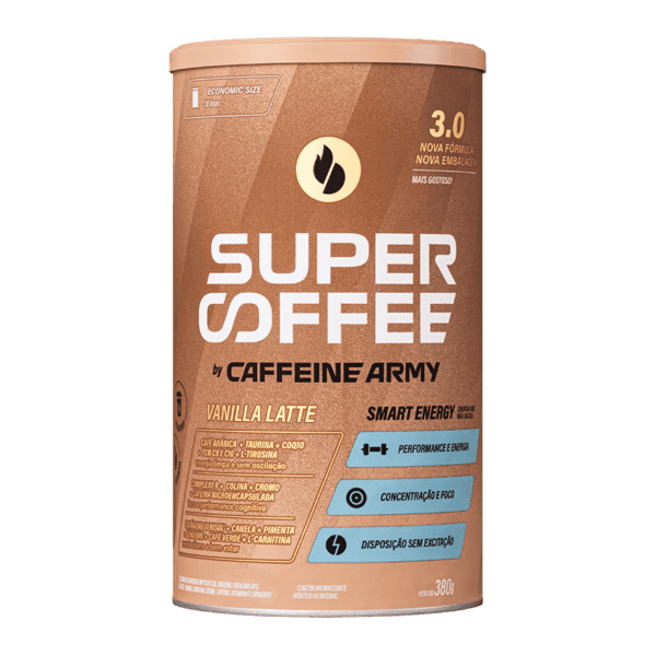 SuperCoffee 3.0 Vanilla Latte (380G) - Caffeine Army