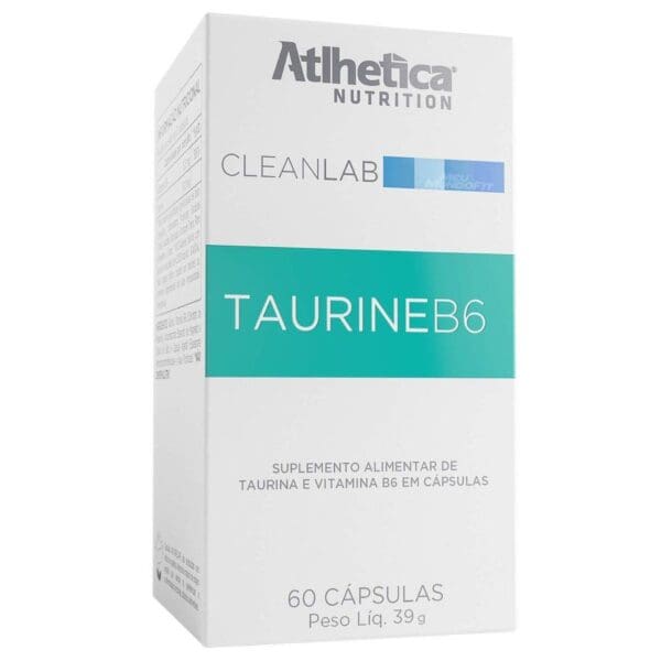 Taurine B6 (60 Caps) - Atlhetica Nutrition